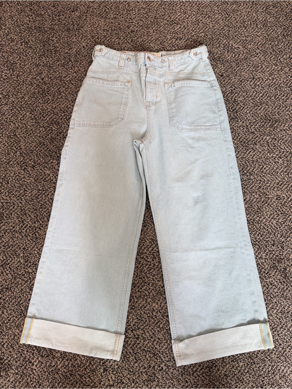 We the free Palmer cuffed jeans